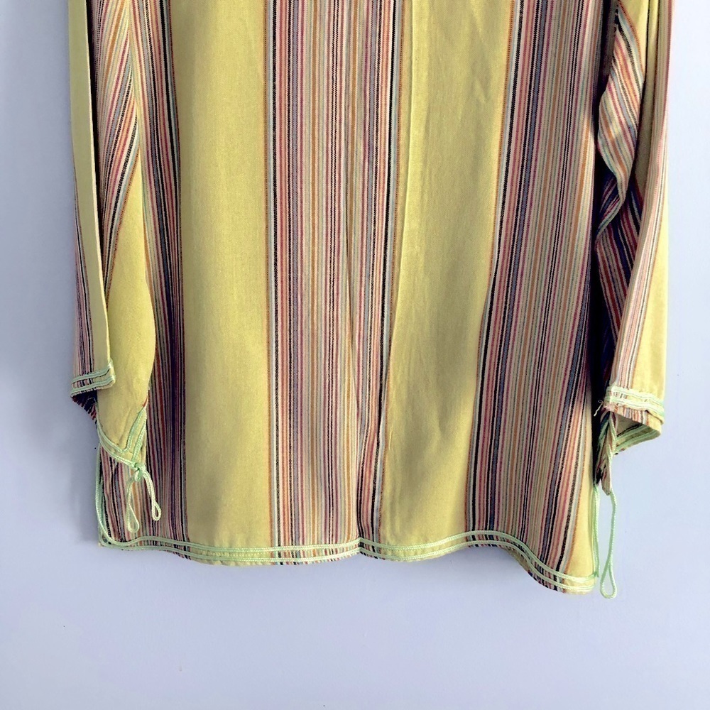Vintage 90s Nomad Bohemian Colorful Embellished Tunic Top - Picture 13 of 13